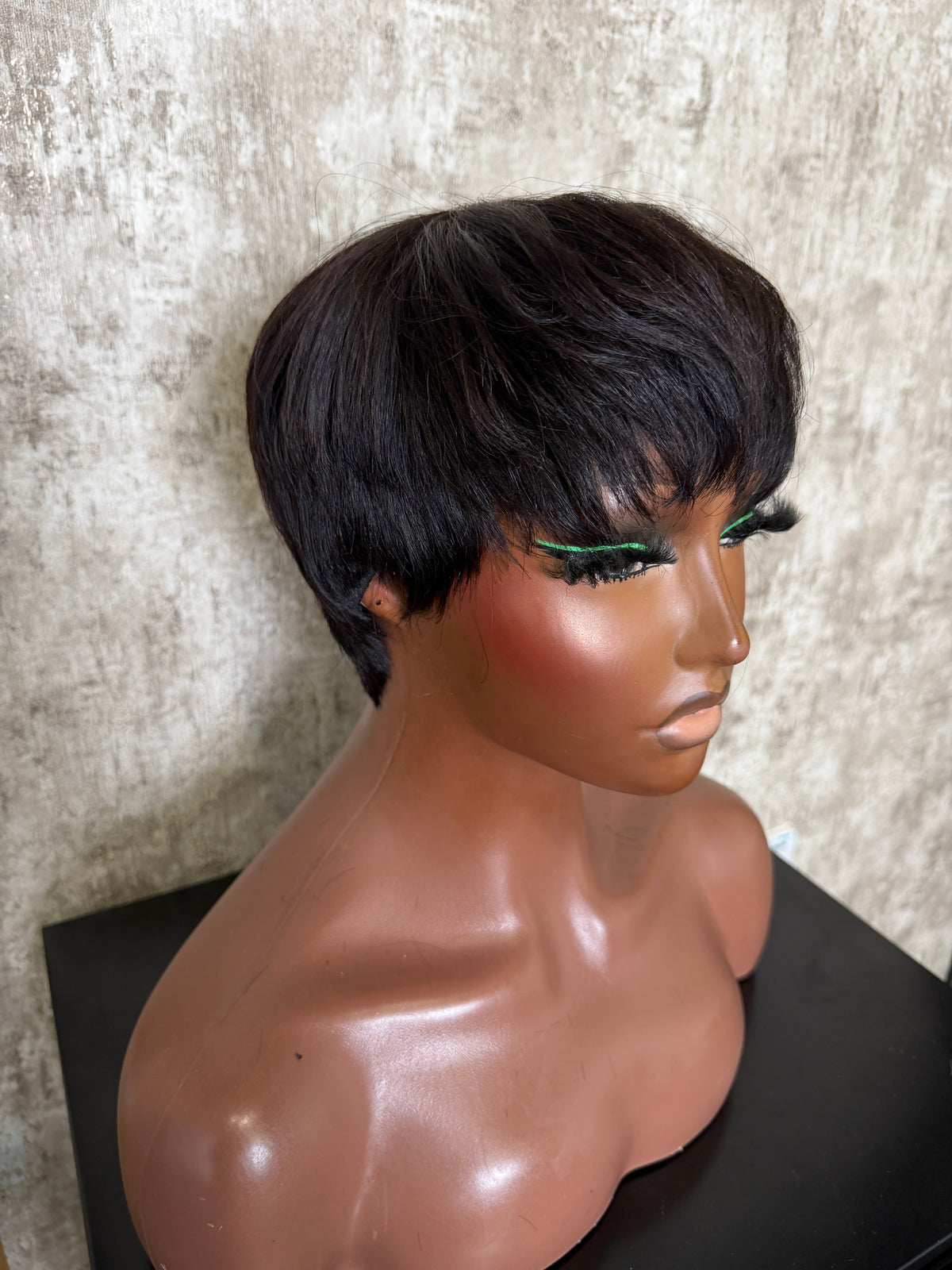 Pixie cut wig