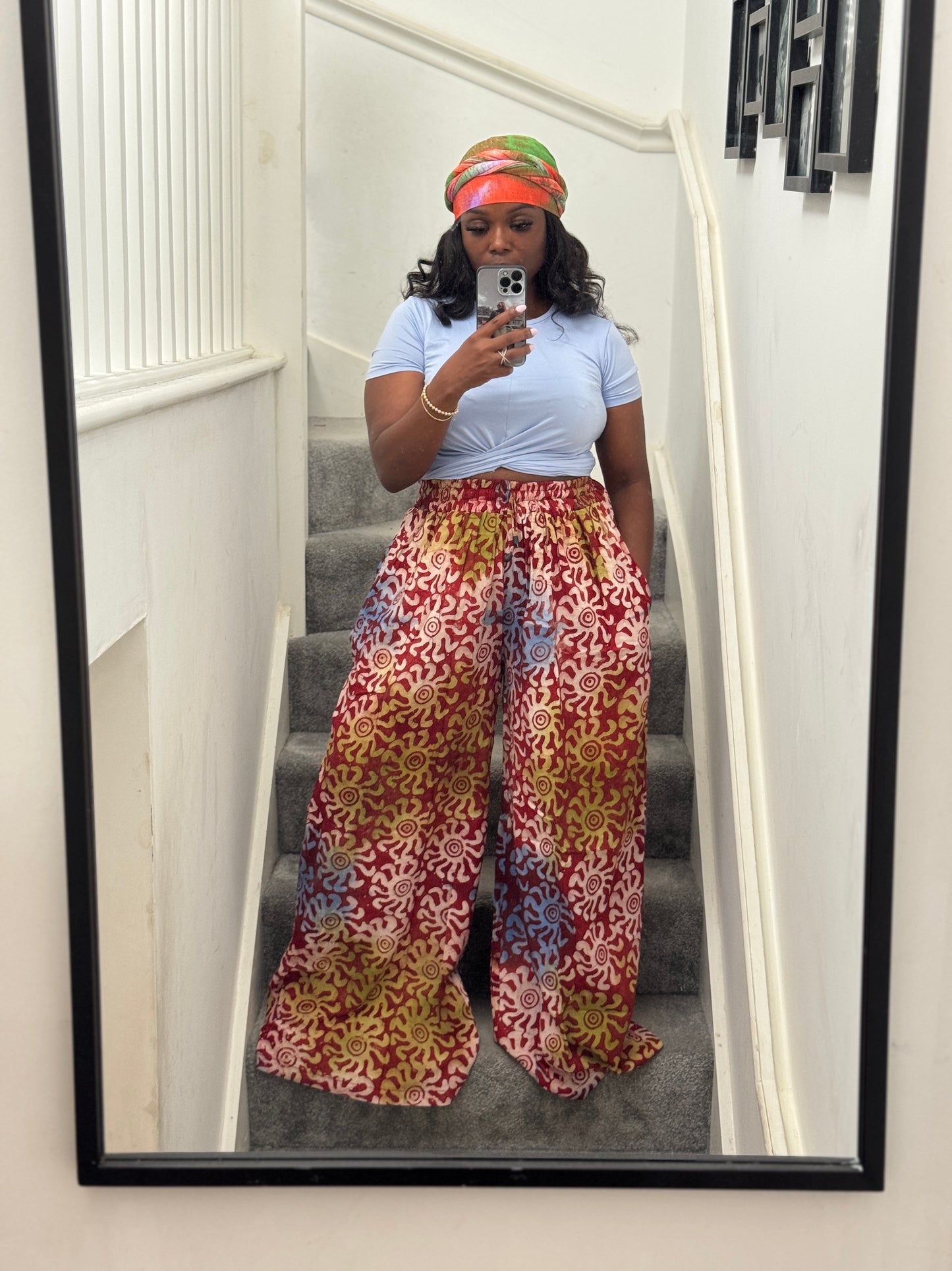 Abeni Oversided African Print Pants