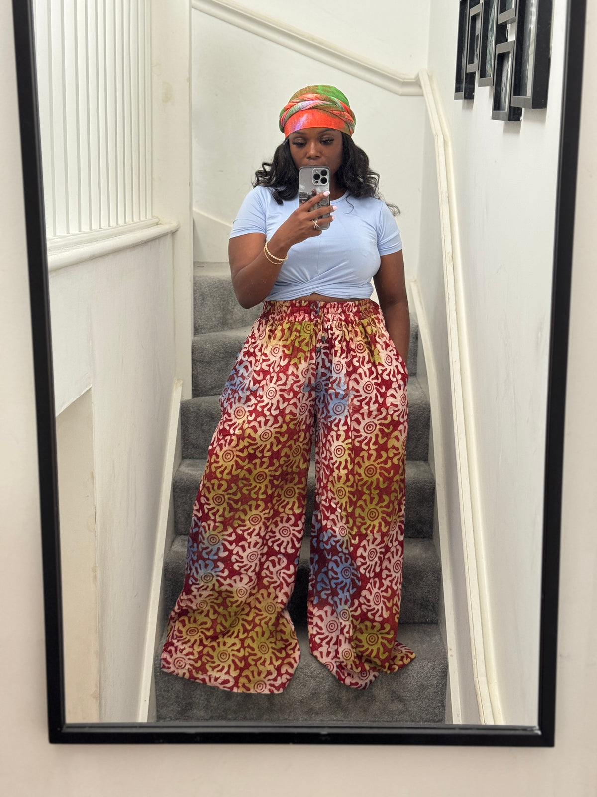 Abeni Oversided African Print Pants