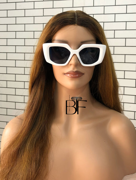 BTF-0117: Oversized Diamond Full Frame Sunglasses