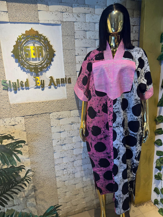 ANN's Oversized Adire and Asoke Bubu Gown