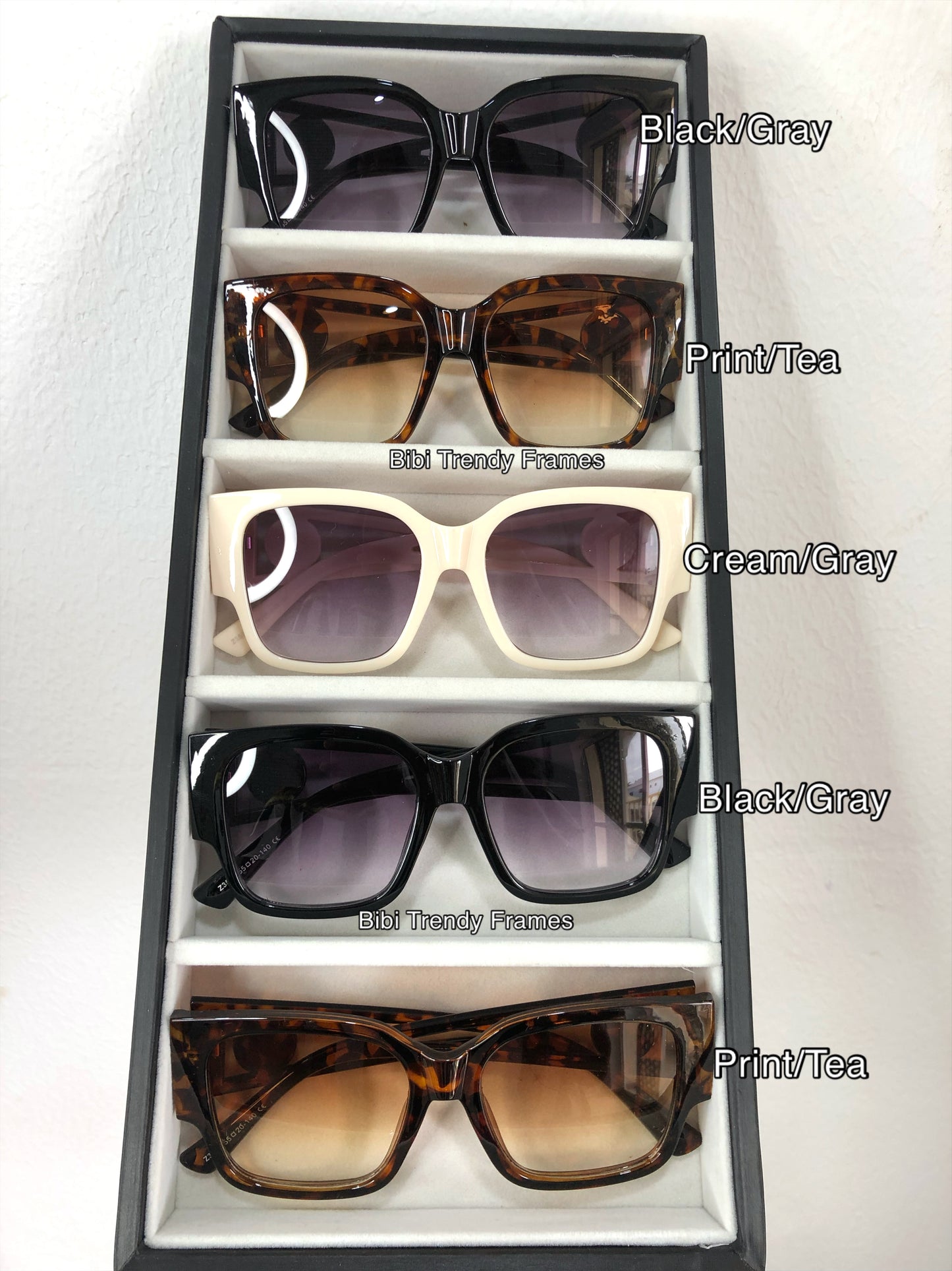 BTF-0097: Stylish Square Full Frame Oversized Sunglasses