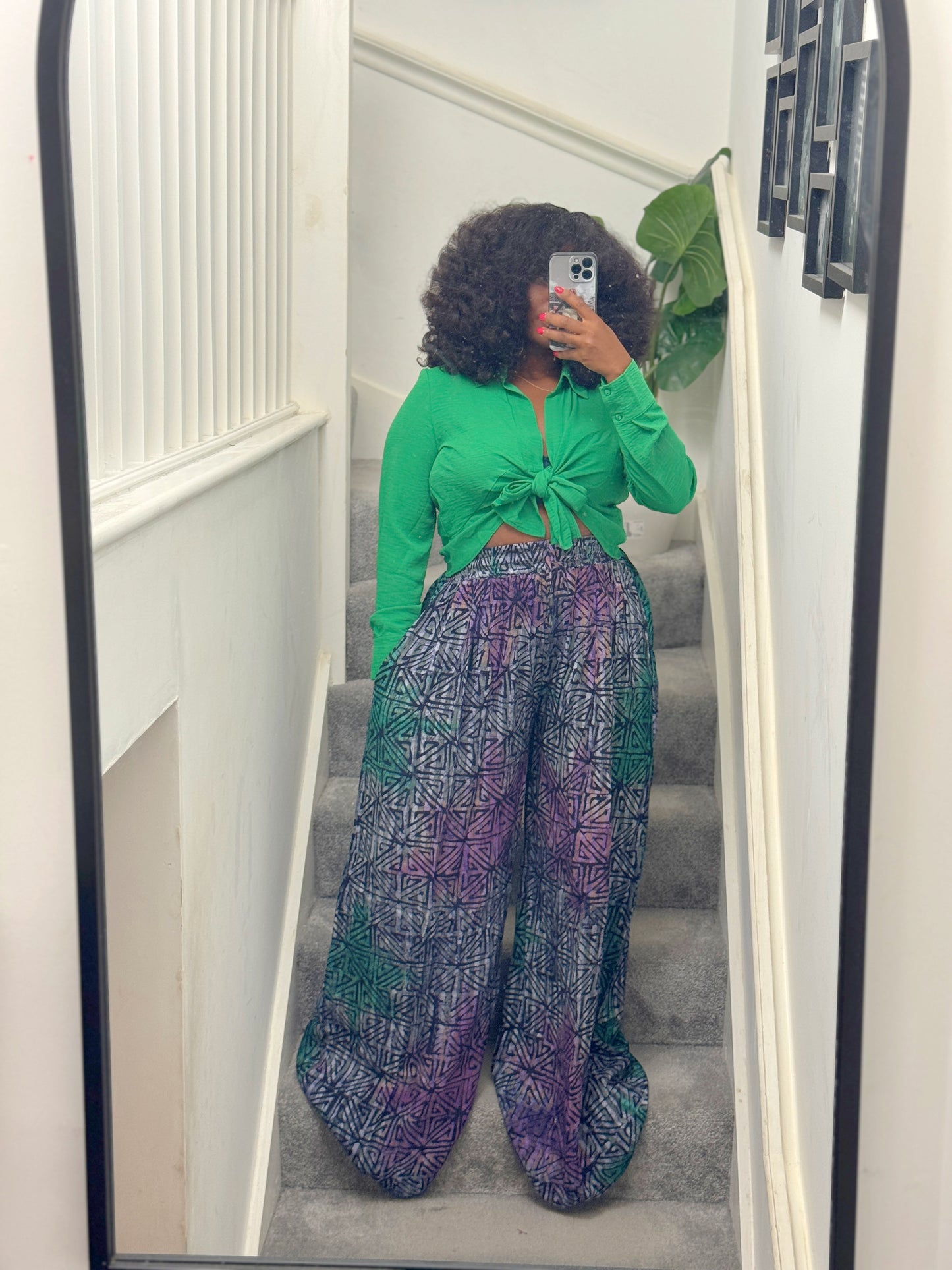 Abeni Oversided African Print Pants