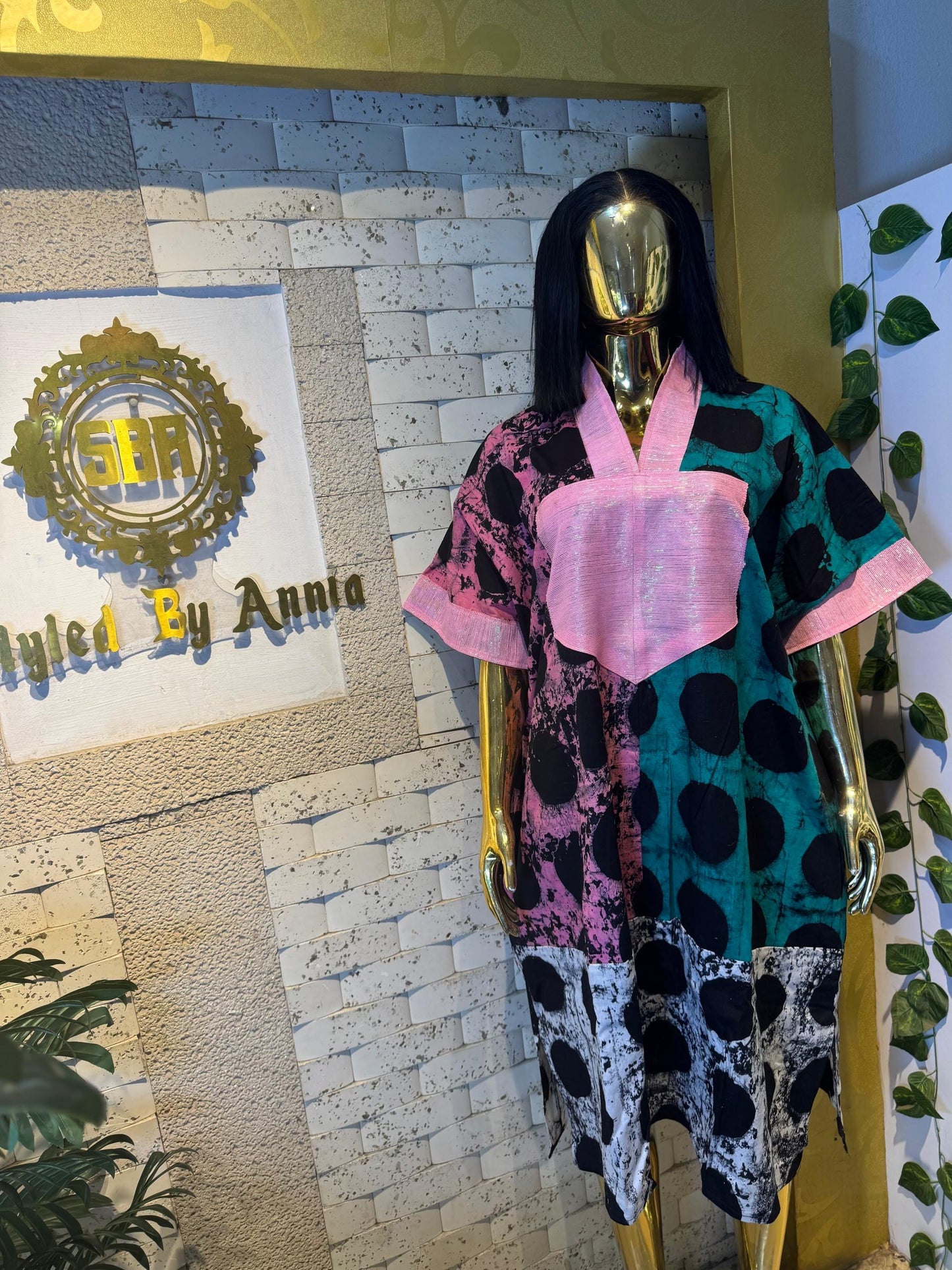 ANN's Oversized Adire and Asoke Bubu Gown