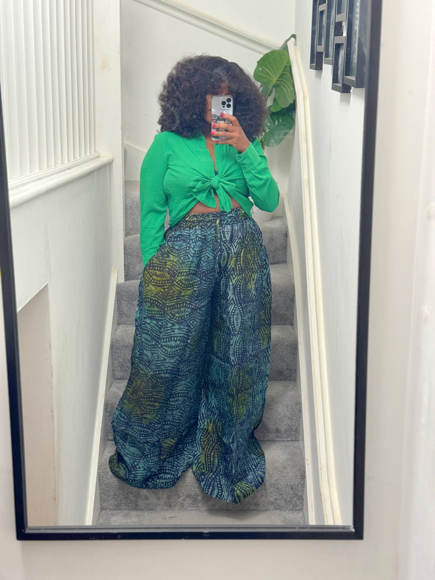 Abeni Oversided African Print Pants