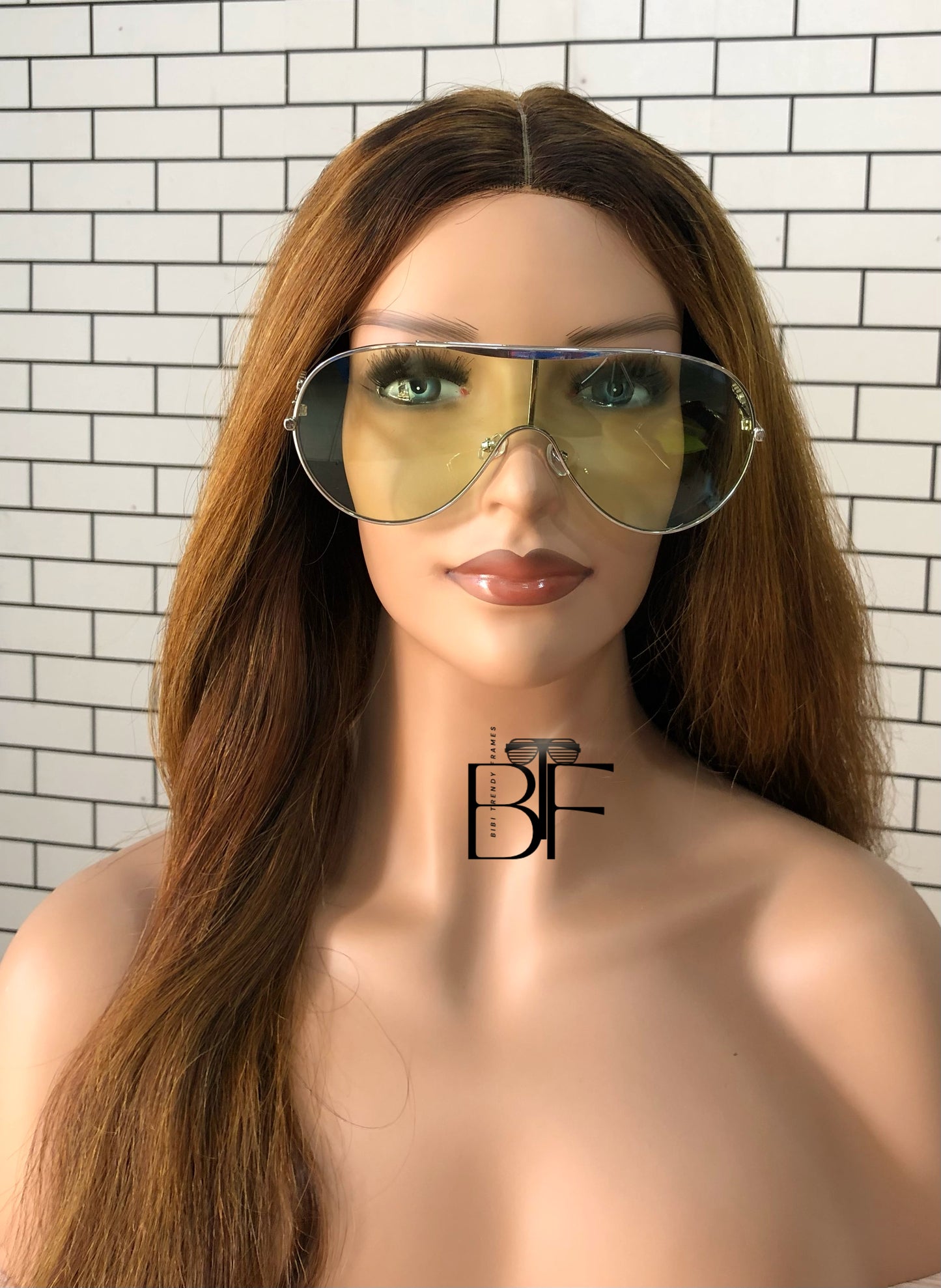 BTF-0127: Oversized Unisex Pilot Frameless Sunshade