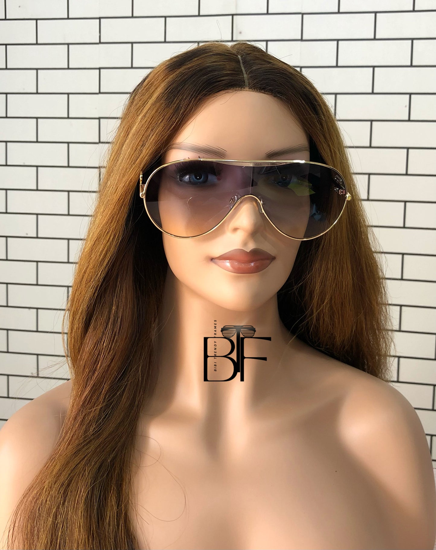 BTF-0127: Oversized Unisex Pilot Frameless Sunshade