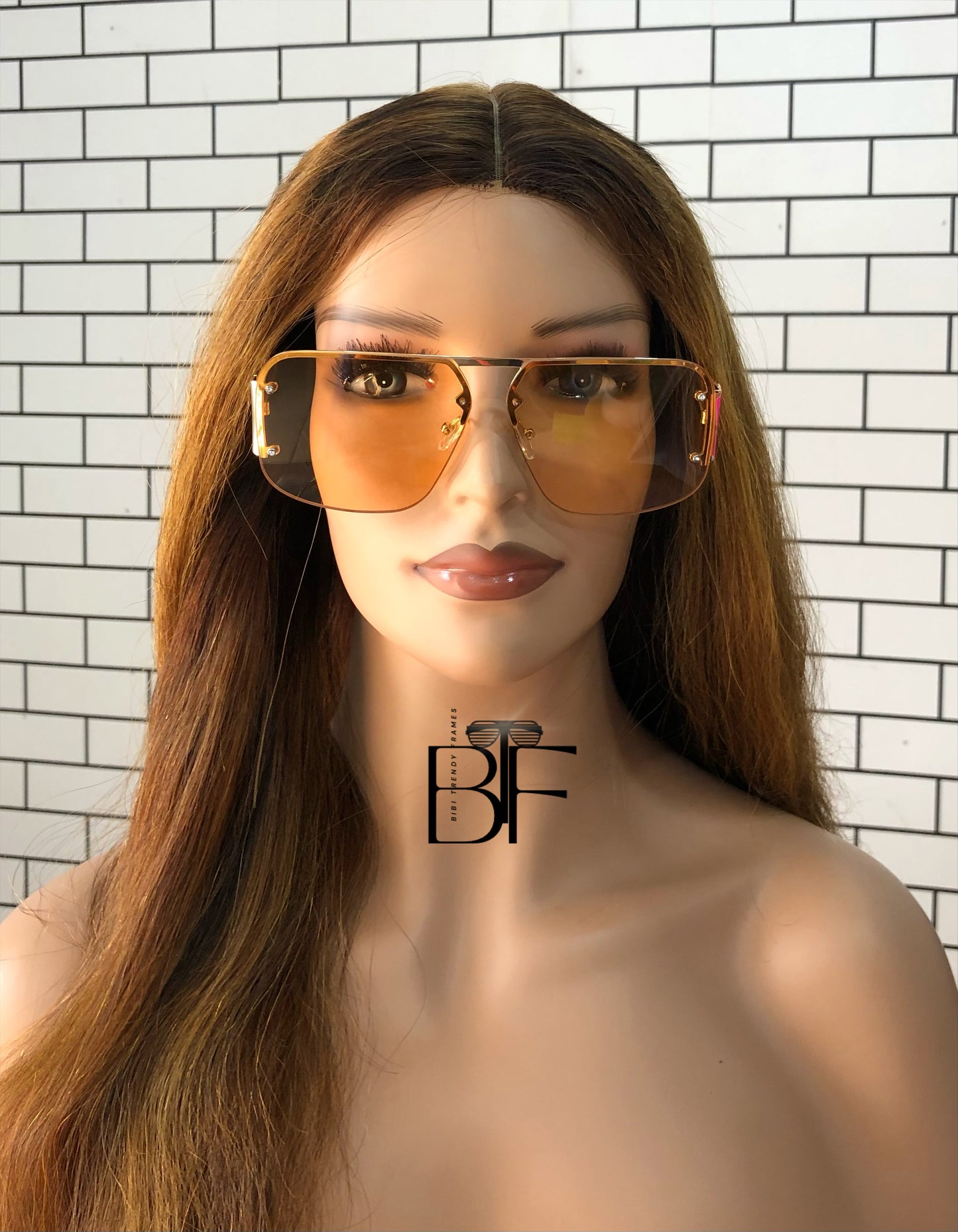 BTF-0119: Vintage Unisex Frameless Square Sunglasses