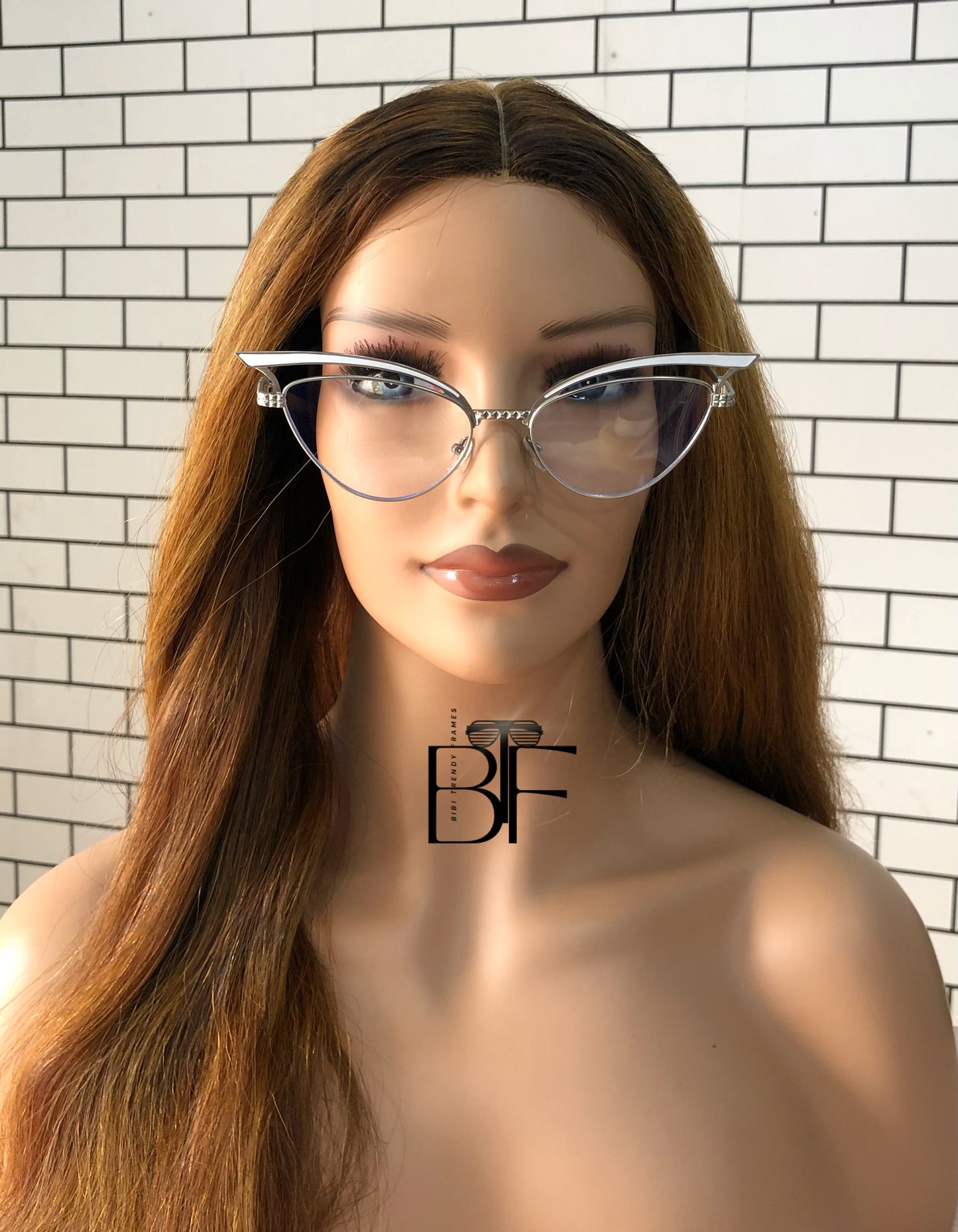 BTF-0121: Cat-Eye Small Frameless Vintage Women Sunglasses