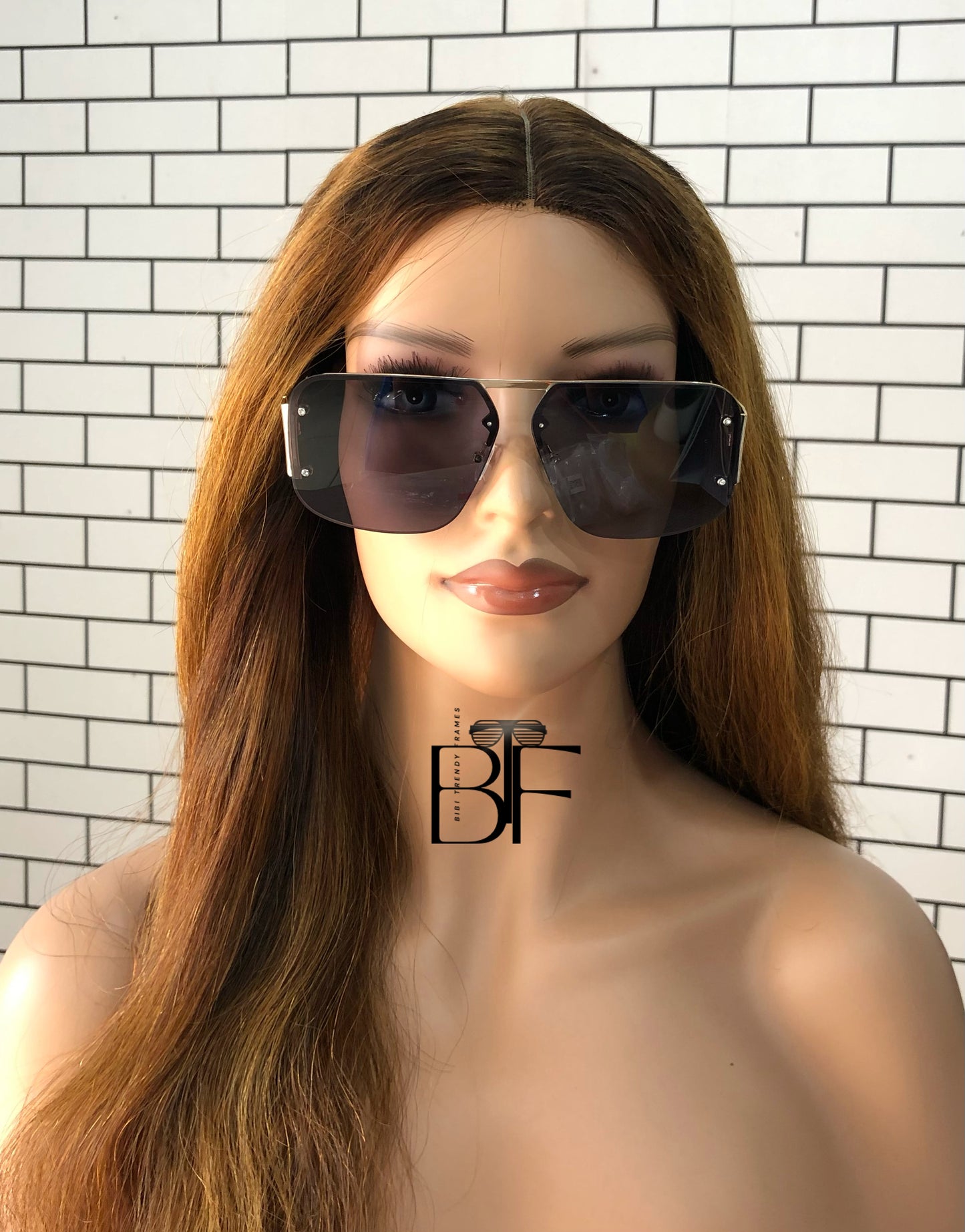 BTF-0119: Vintage Unisex Frameless Square Sunglasses