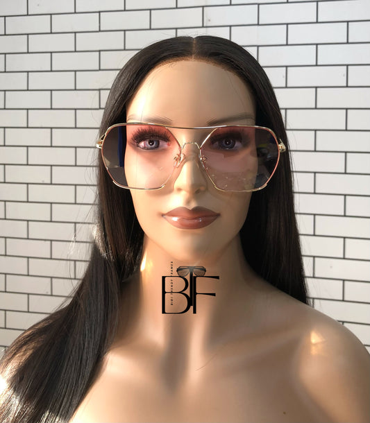 BTF-0083: Oval Unisex Fashion Sunglasses Sunglasses, Round Oversized Vintage with Tinted Lens