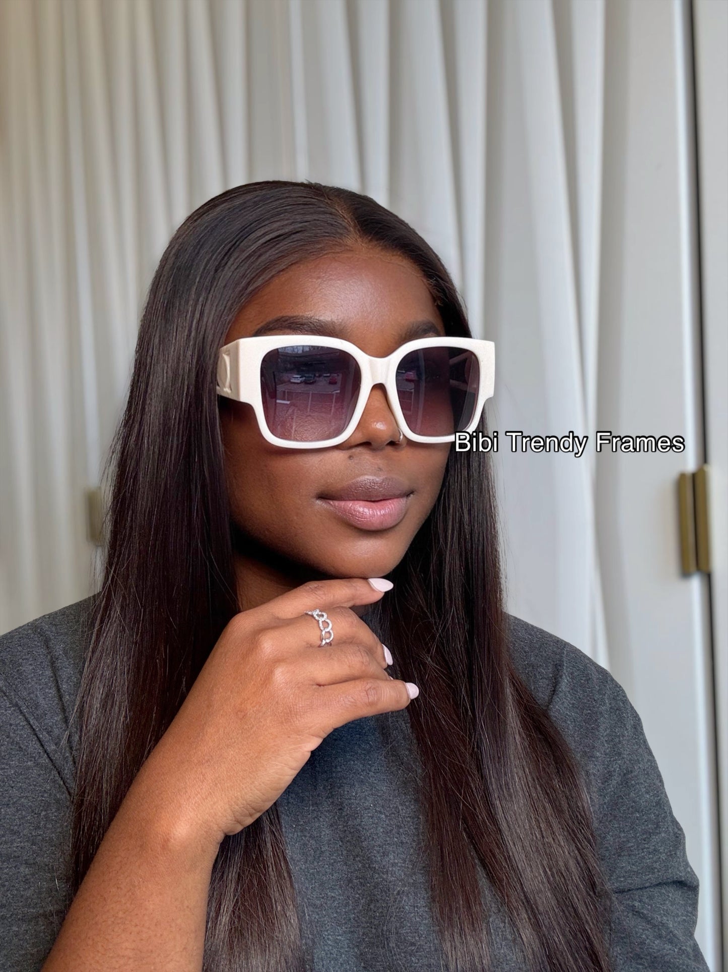 BTF-0097: Stylish Square Full Frame Oversized Sunglasses