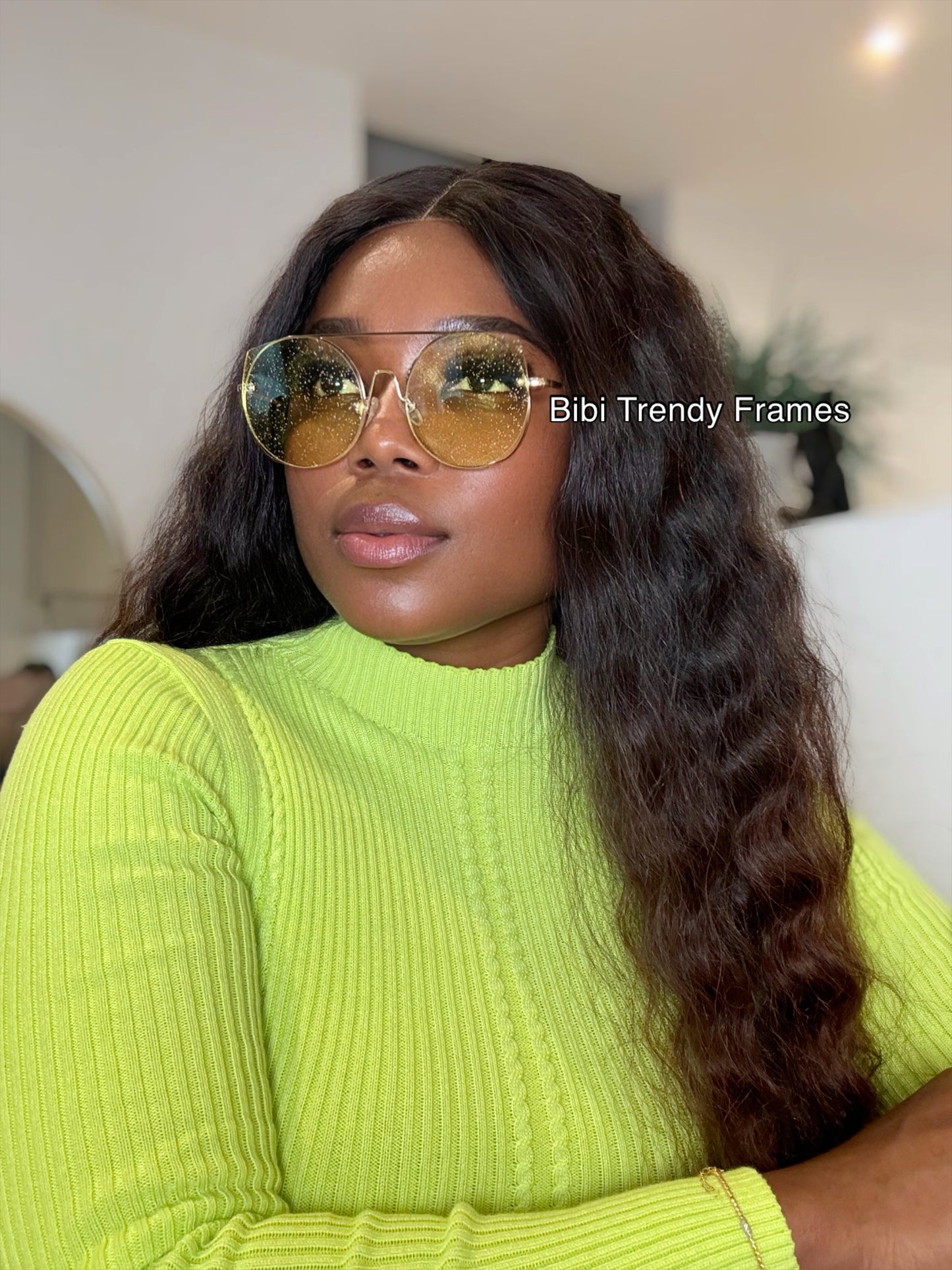 BTF-0085: Vintage Ocean Lens Round Cat Eye Sunglasses Uv400 Oversized Trendy Len