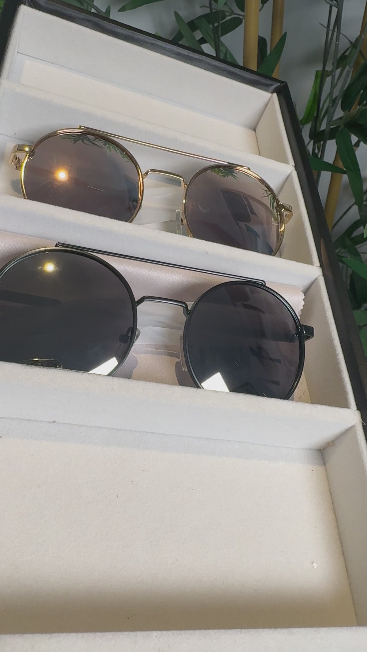 BTF-0145: Retro Round Frame 90s Unisex Sunglasses