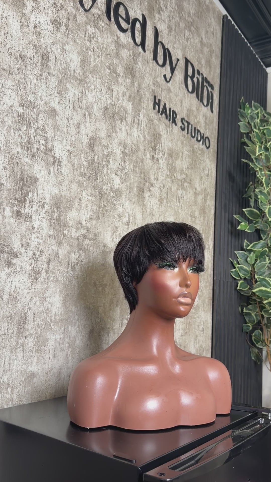 Pixie cut wig