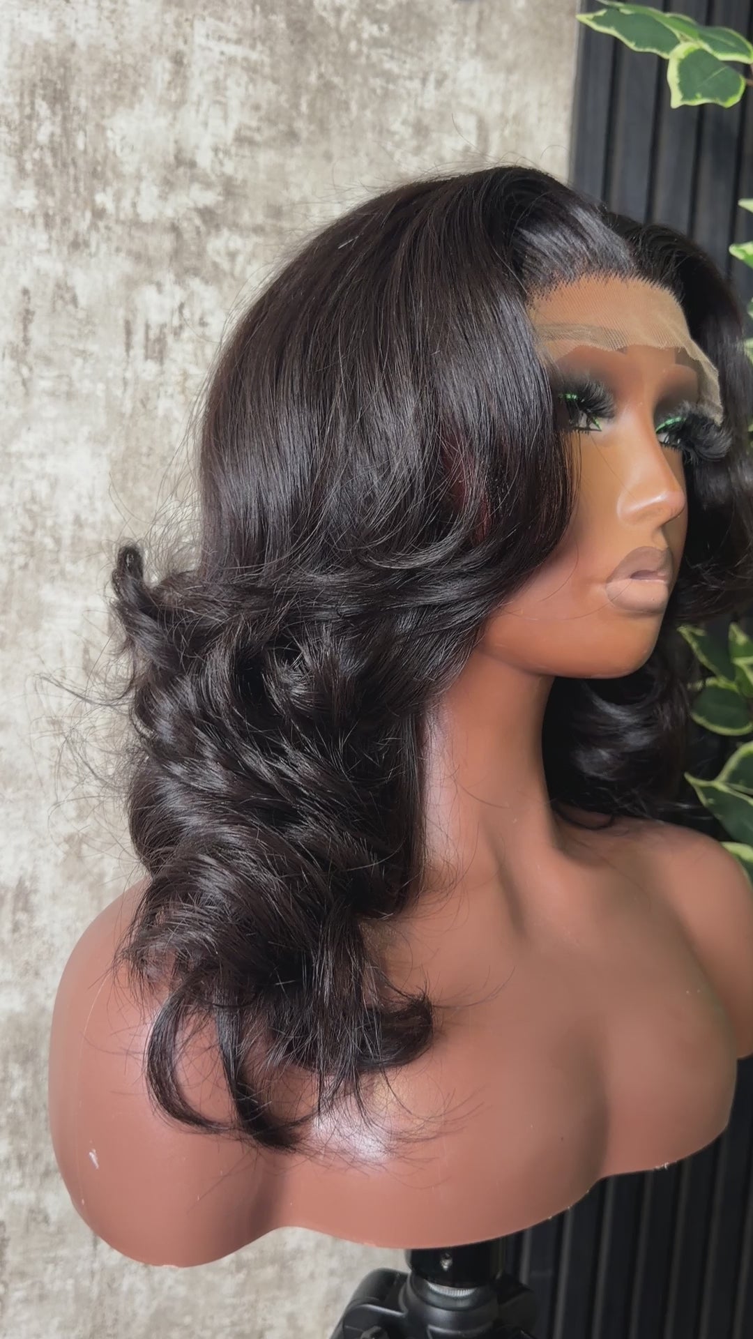 Raw Donor bouncy curl wig (14”)