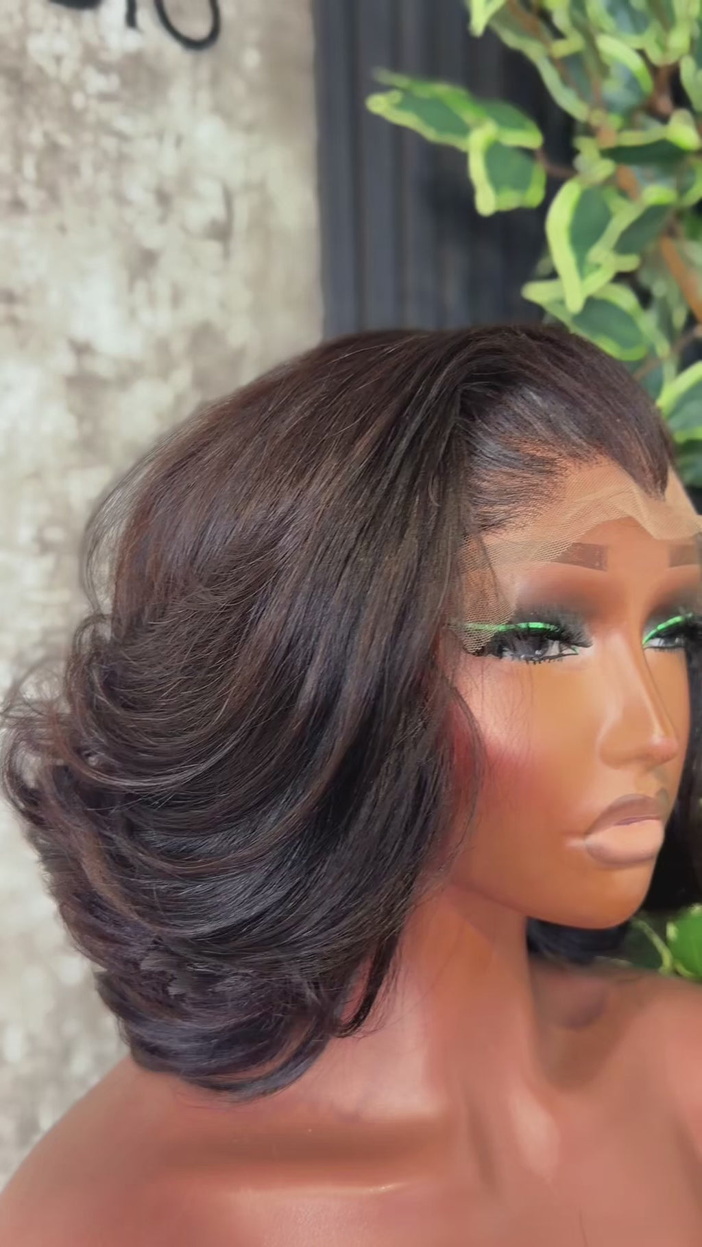 Raw Philippino bouncy curl wig (10”)